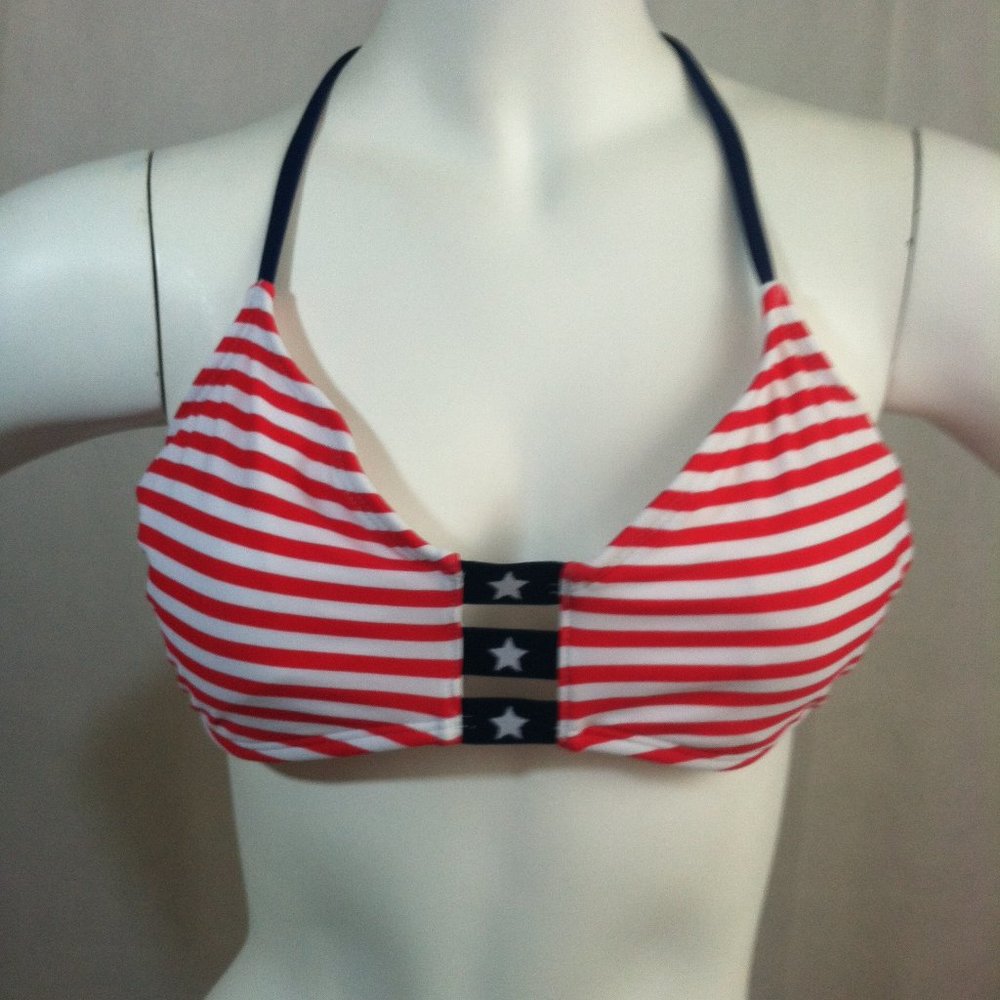 Xhilaration Bikini Top American Flag